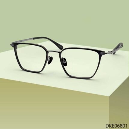 Black and Silver Mixed Eyeglasses