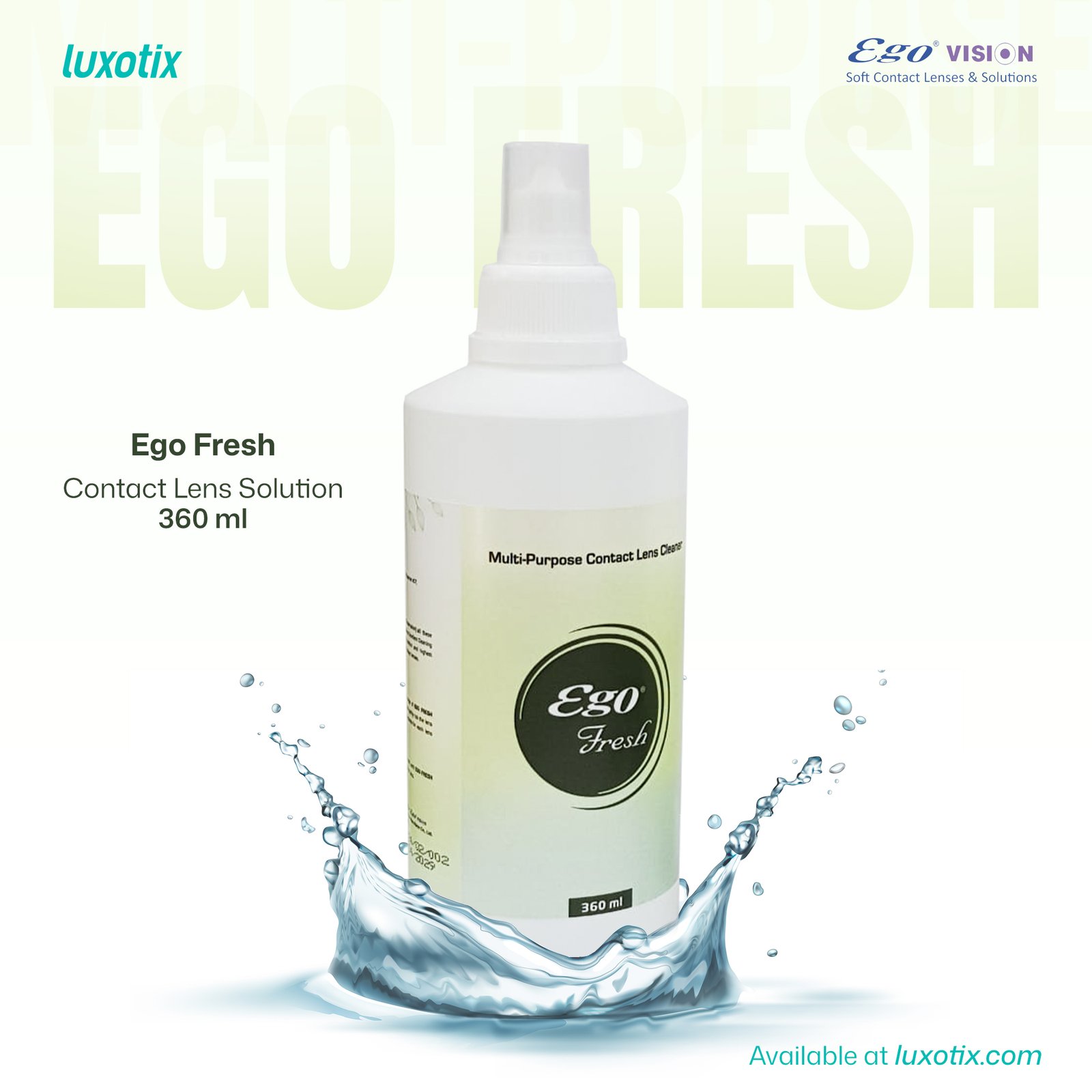 Ego-Fresh-360 Ego Fresh Contact Lens Solution 360ml - Image 1