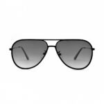 Flat Aviator BLACK Sunglasses SPL 359
